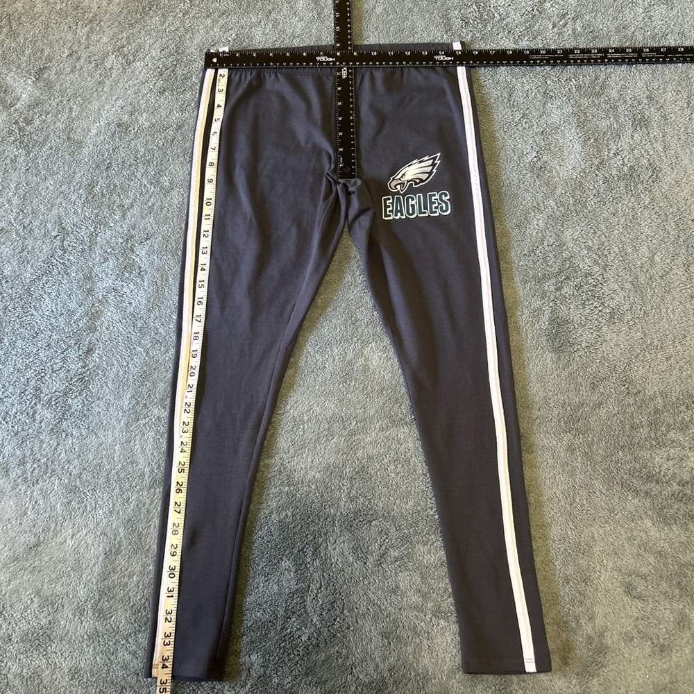 NFL Team Apparel Philadelphia Eagles Leggings Women's Medium Side Stripe - Picture 5 of 6